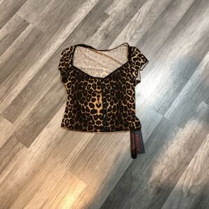 Leopard Print Women's Top